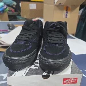 Mens Vans Half Cab 10.5 Neon Black/Purple New
